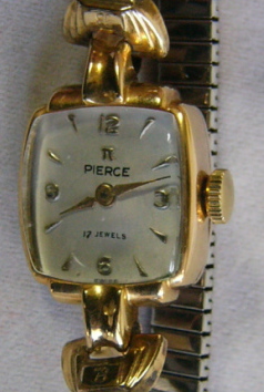 女性用腕時計,レディース,ピアース・ＰＩＥＲＣＥ,１８金無垢,手巻き