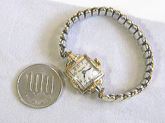 女性用腕時計,レディース,ブローバ・ＢＵＬＯＶＡ,金張り２針,手巻き