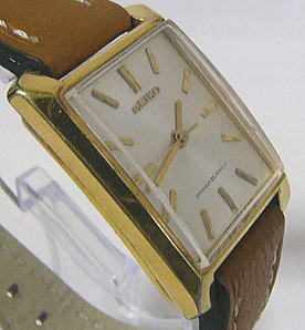 アンティーク腕時計,セイコー・ゴールドフェザー,角形,cal60A