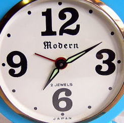 置き時計,目覚まし時計,近代時計株式会社,ランプ型