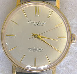 京都嵯峨野パーシモンのアンティーク腕時計,シチズン・ジュニア,１７石