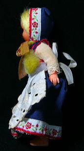 人形,ドール,少女人形,金髪三つ編,アルプスの少女
