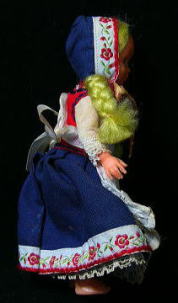 人形,ドール,少女人形,金髪三つ編,アルプスの少女