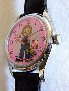 【昭和レトロ・希少ビンテージ、新品未使用】ANDY CABIN 手巻き 腕時計