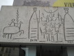 街角アート、スペインの街角にアートなピカソの落書きが