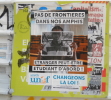 パリ、街角アート、ユニセフのポスター