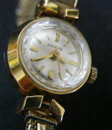 女性用腕時計,レディース,エニカー,３針手巻き