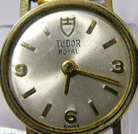 女性用腕時計,レディース,チュードル・TUDOR,ロレックス,ロイヤル,9K金無垢,テ巻き機械時計